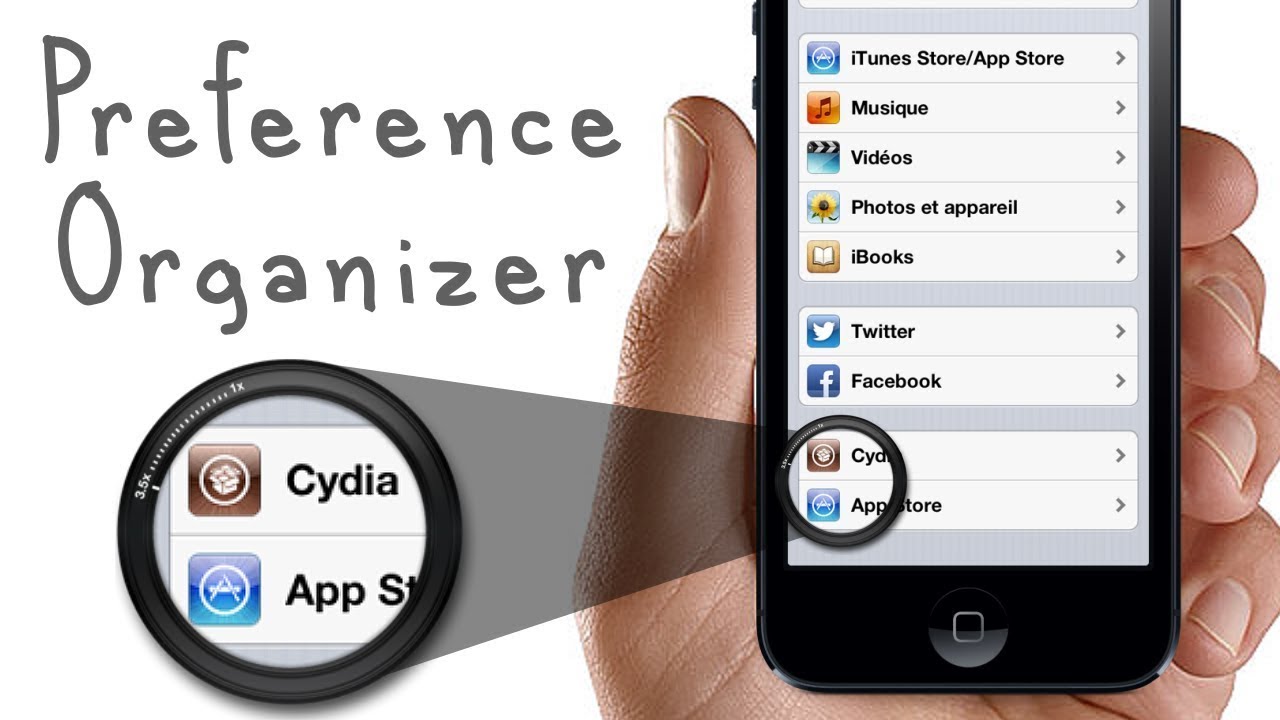 أداة PreferenceOrganizer لتجميع الأدوات الموجودة بالإعدادات في مجلد خاص | iOS7