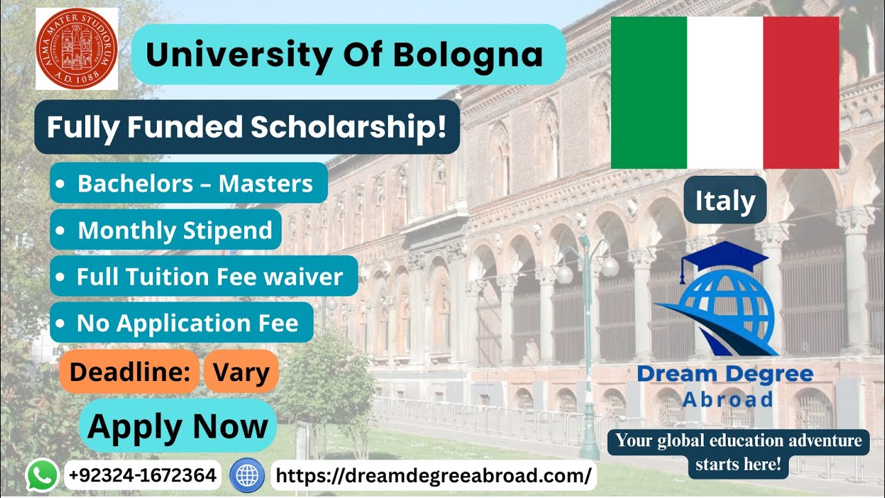 How to Apply: University of Bologna Fully Funded Scholarship 2026 | Step-by-Step Guide