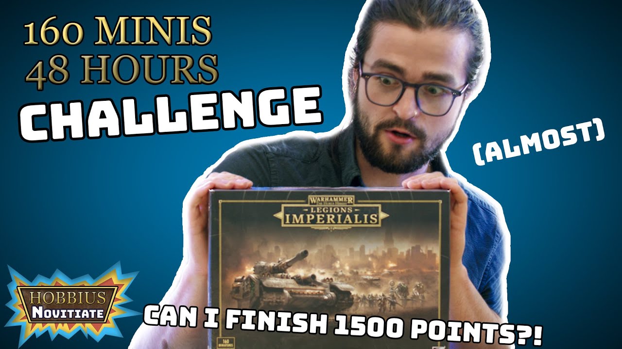 Can I FINISH 160 models in 48 hours?!  (Solar Auxilia Battlegroup)