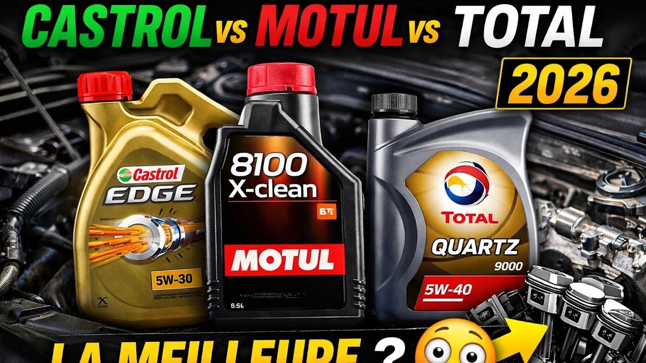 Castrol vs Motul vs Total 2026 : La Vérité Que Les Garagistes Ne Vous Disent Pas !