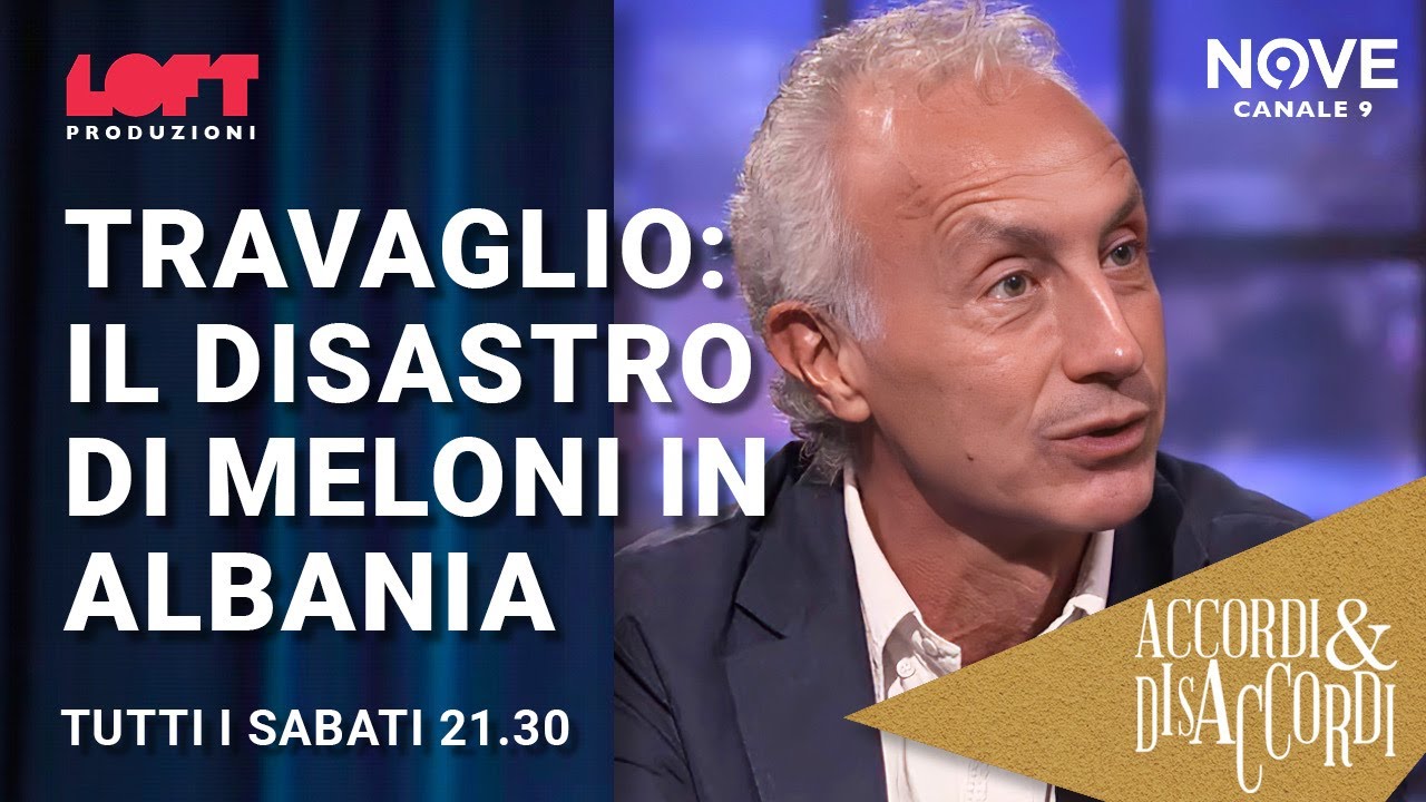 Travaglio: il disastro di Meloni in Albania