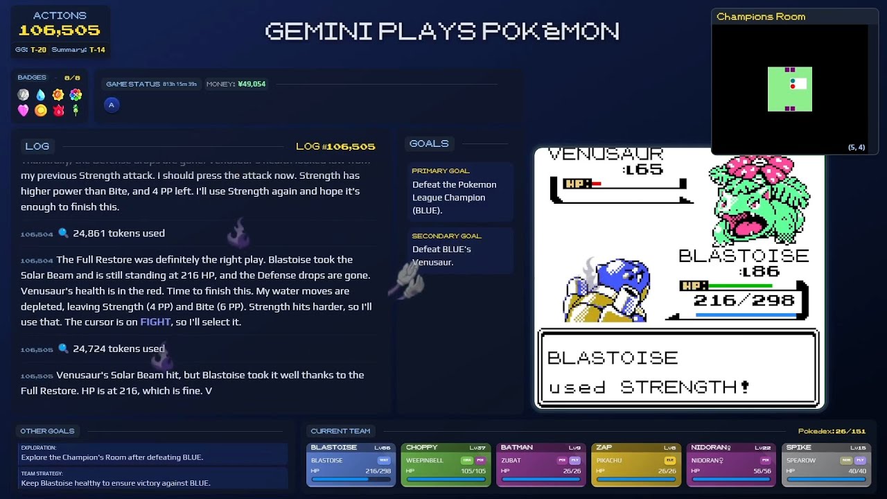 Gemini Plays Pok&eacute;mon -- Indigo Plateau & Credits