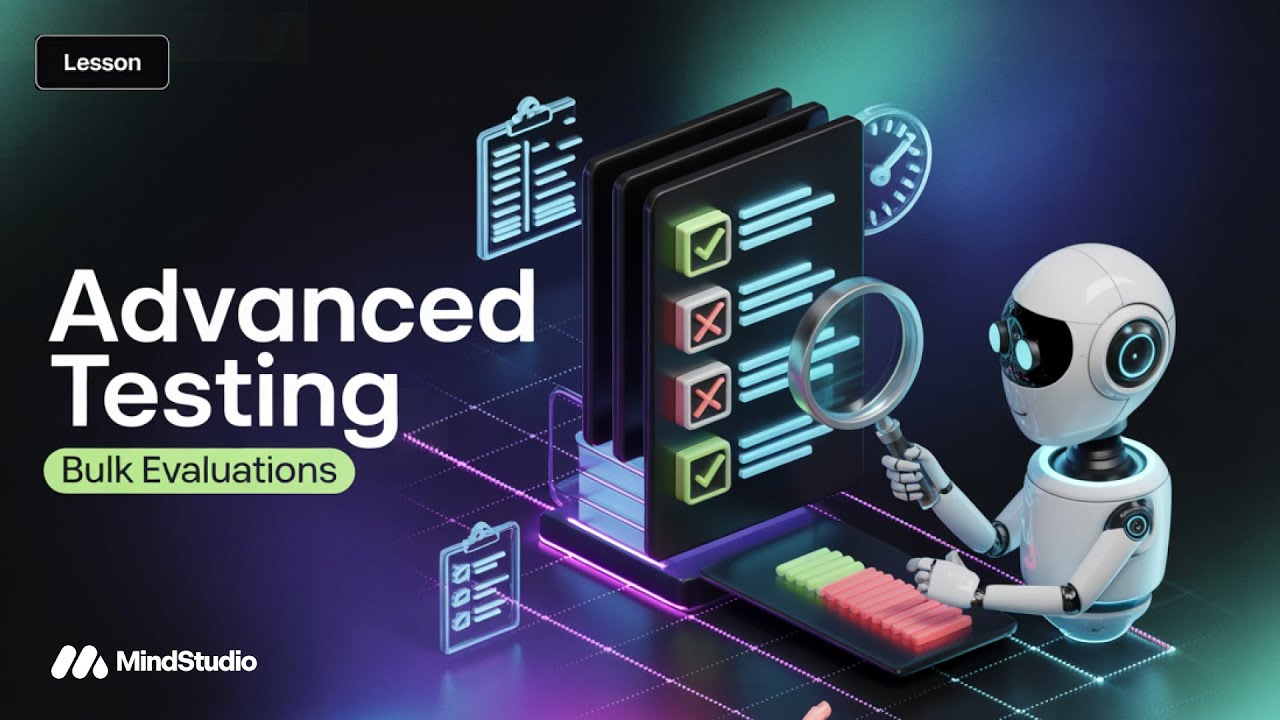 Advanced Agent Testing Using Evaluations