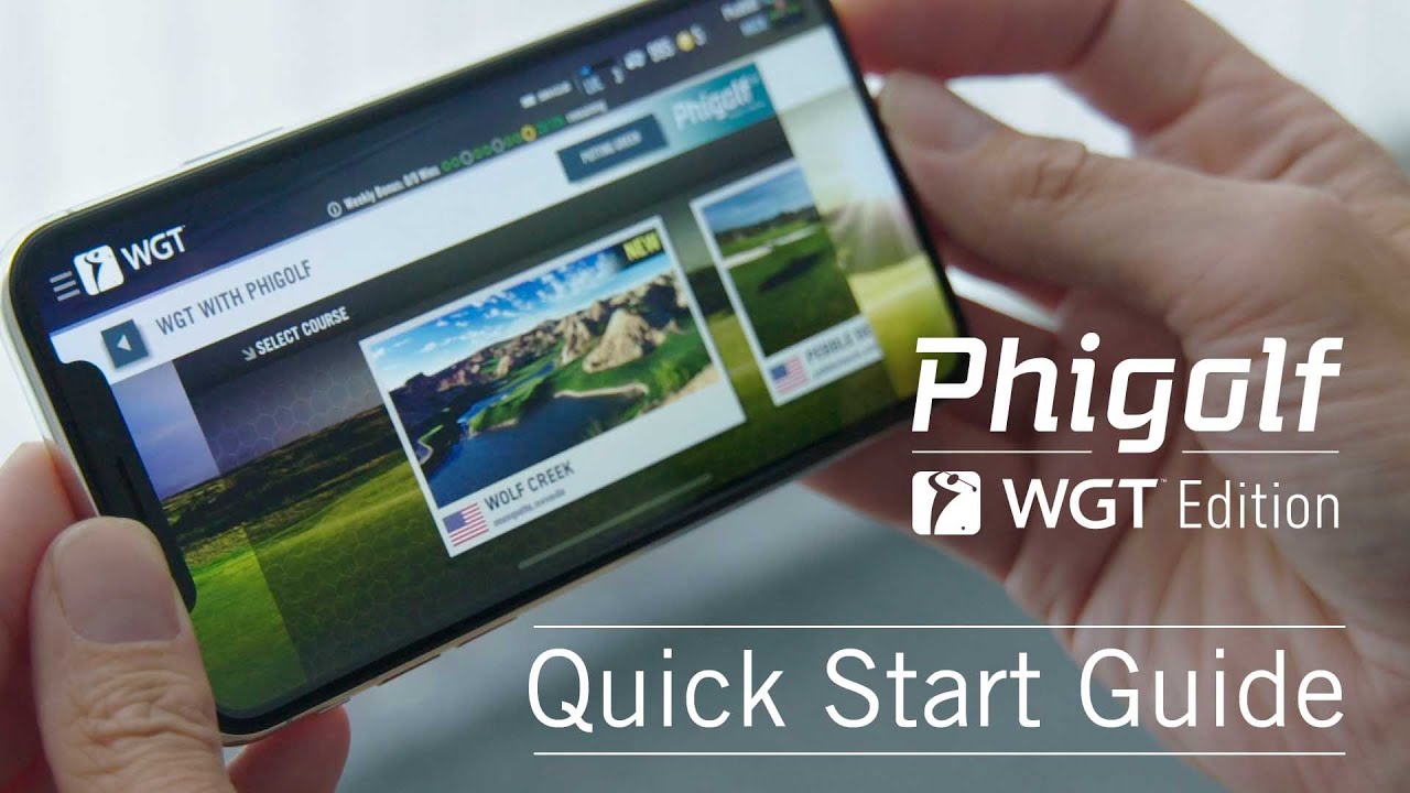 Phigolf WGT Edition | Quick Start and Instruction Guide for the new Golf Game Simulator
