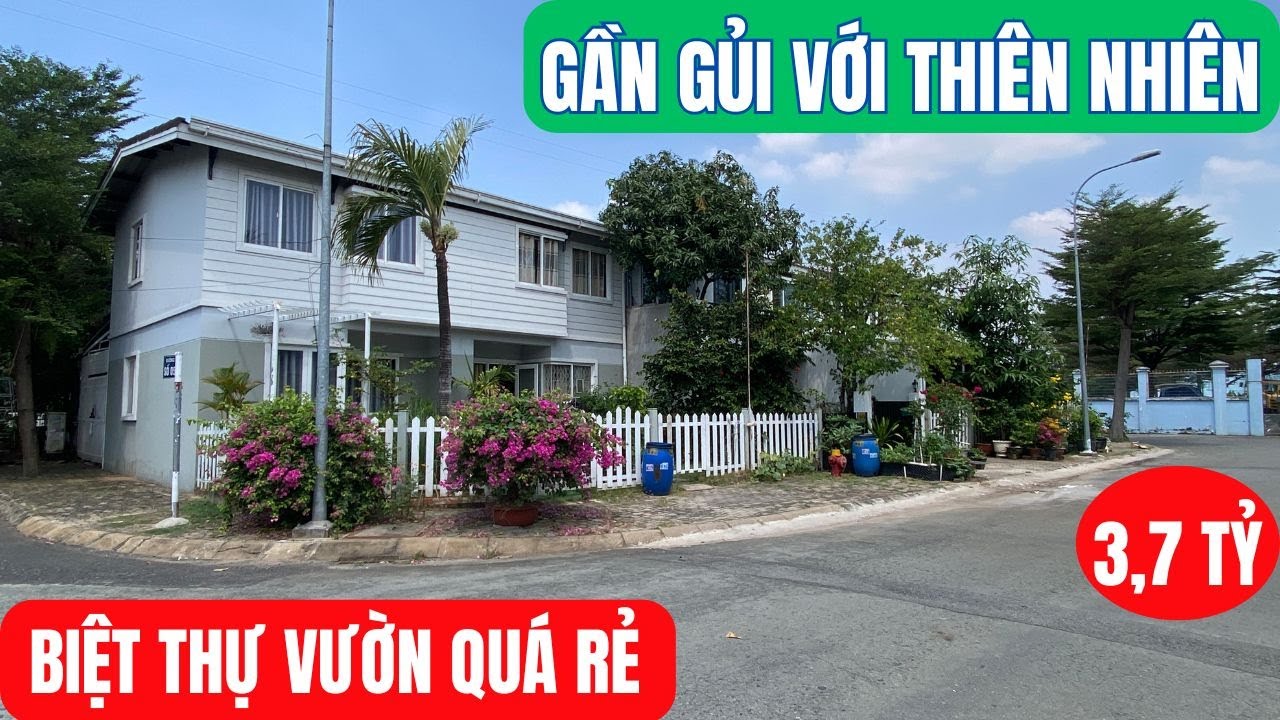 BIỆT THỰ VƯỜN nhìn là mê rẻ hơn chung cư chỉ cách Sài Gòn 10 phút.