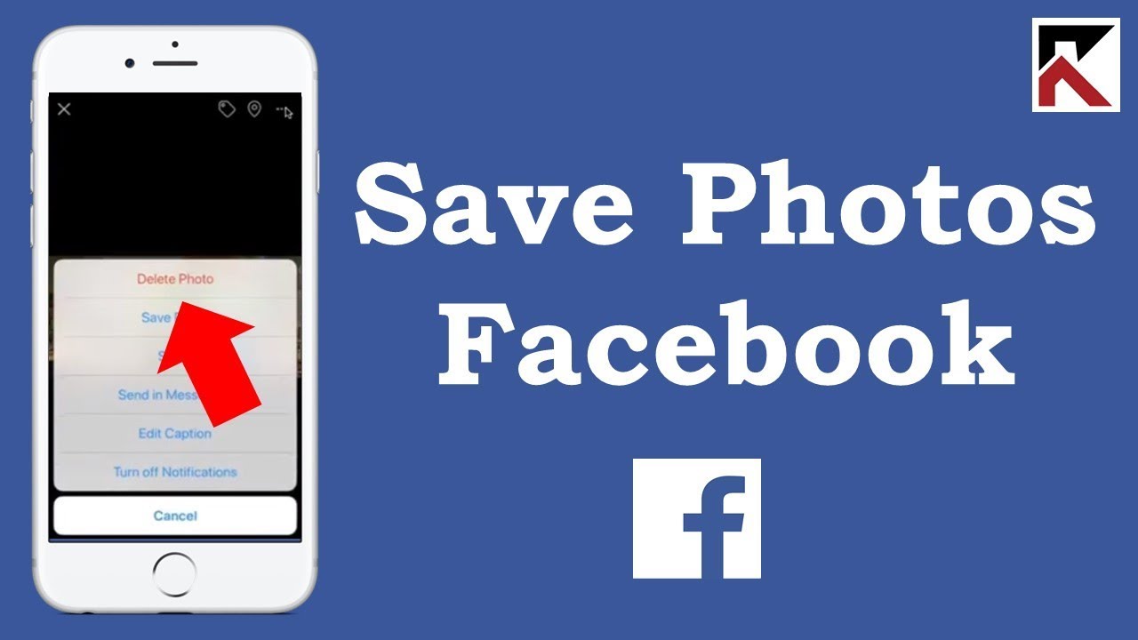 How To Save Facebook Photos To Your Phone iPhone