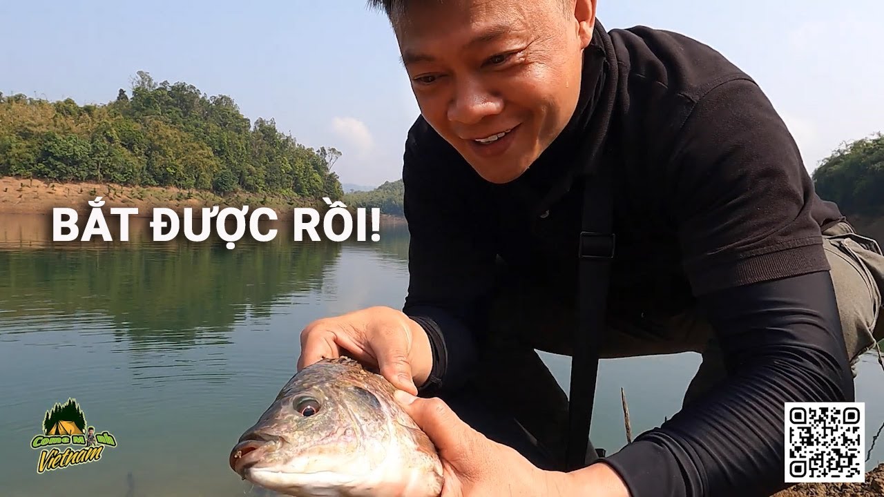 Một mình chèo thuyền, cắm trại trong mưa và câu cá trên hồ Tà Đùng | COME MINH VIETNAM