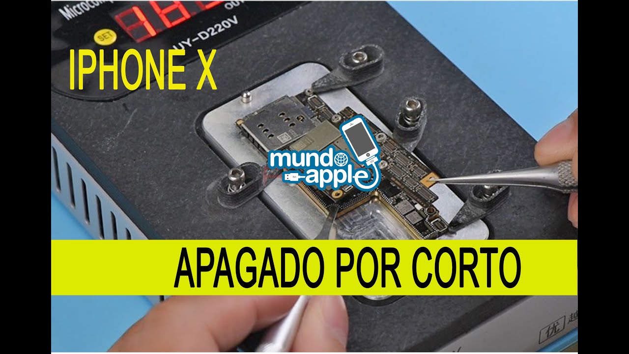 IPHONE X APAGADO NO ENCIENDE (CORTO EN LINEA PRINCIPIAL)