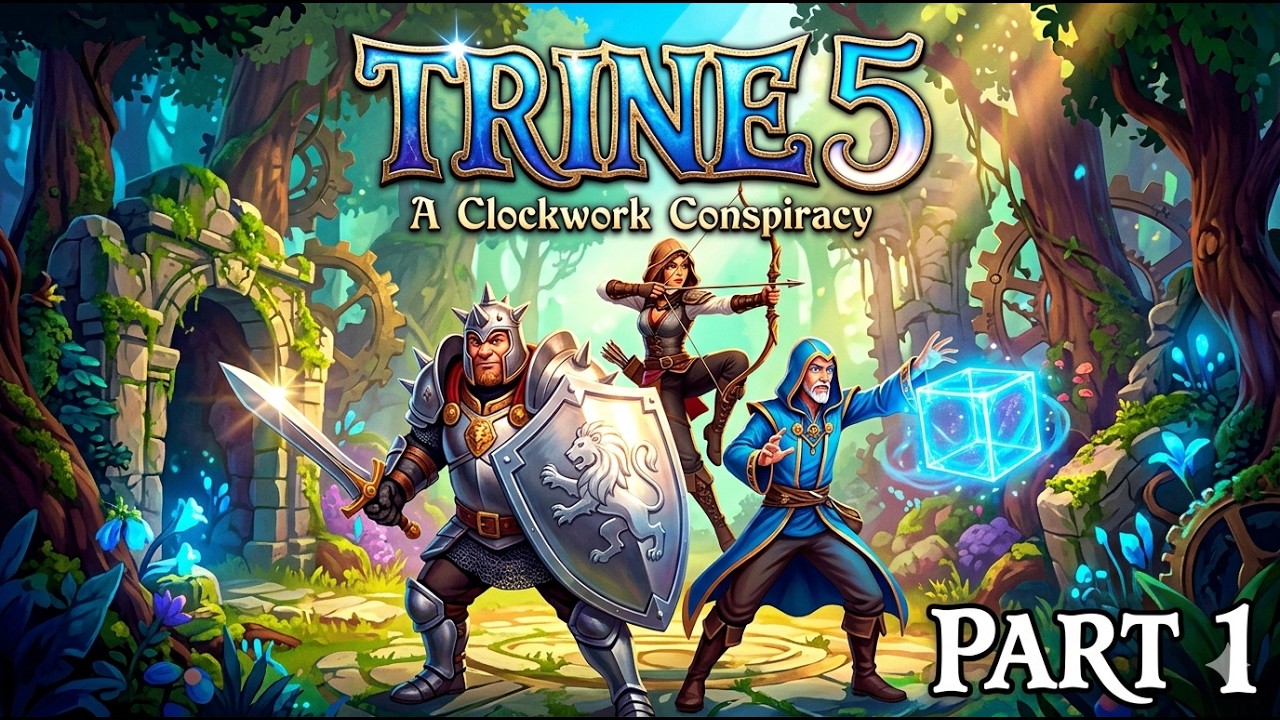 TRINE 5 CO-OP FULL GAME PLAYTHROUGH PART 1 OF 8