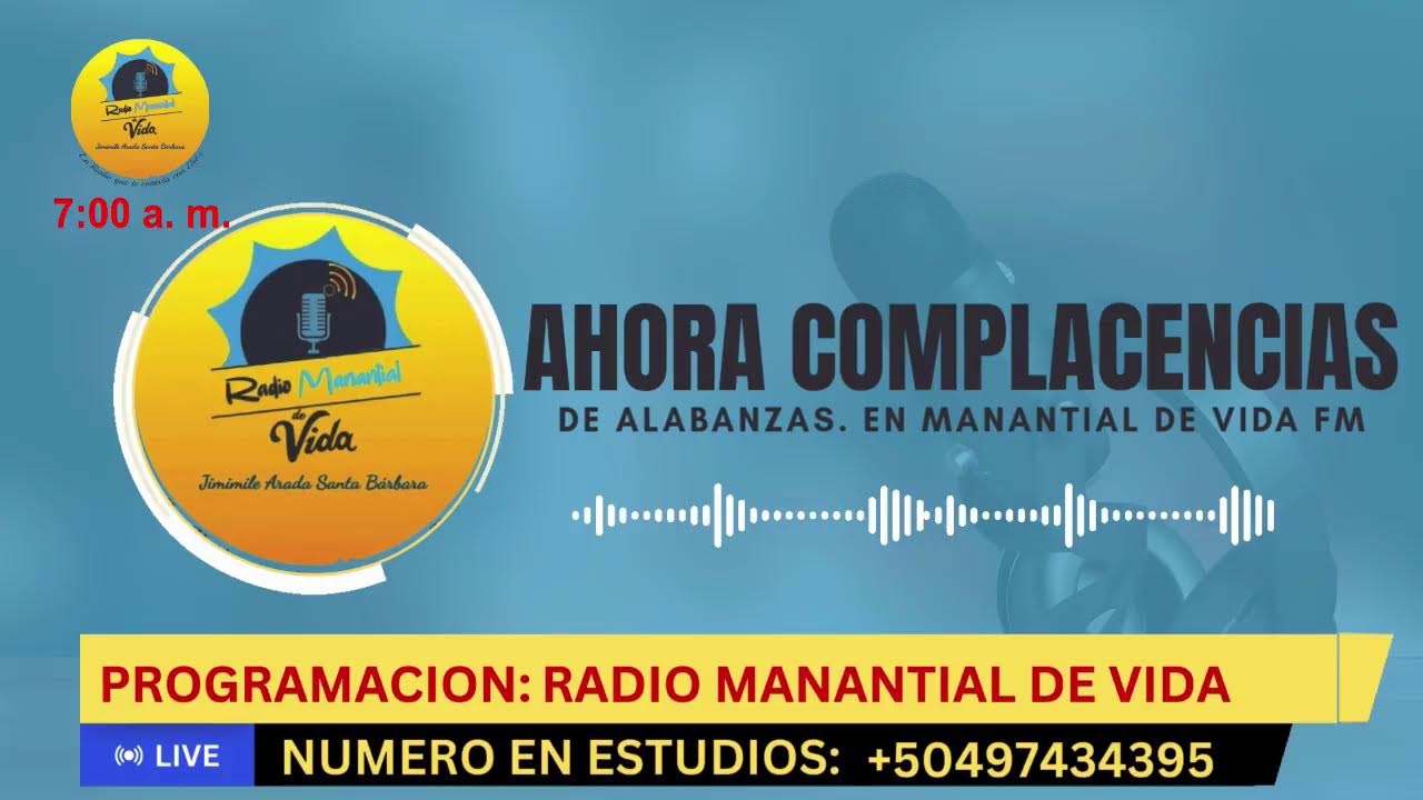 TRANSMISION RADIO MANANTIAL DE VIDA FM // EN VIVO