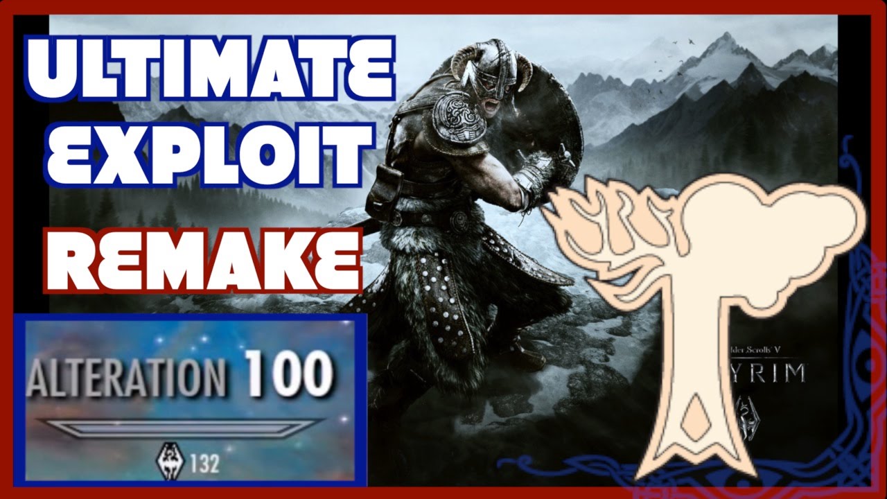 REMAKE!: Skyrim Ultimate Exploit Unlimited Levels - Level up in 15 seconds
