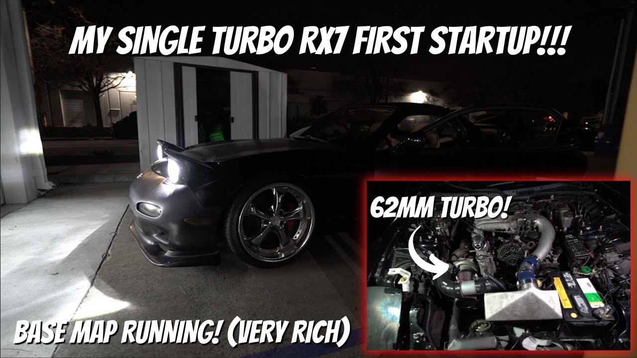 FIRST STARTUP ON MY SINGLE TURBO FD | Base Map Life