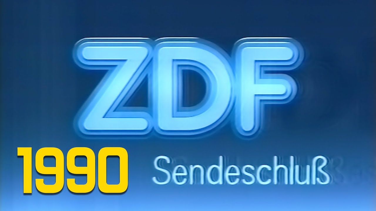 ZDF heute und Sendeschluss (18.08.1990)