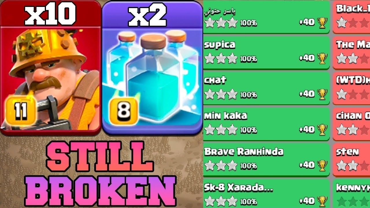 Thế Sơn Coc | Combo Siêu Thợ Mỏ Hall 17 Cực Mạnh | Clash of Clans