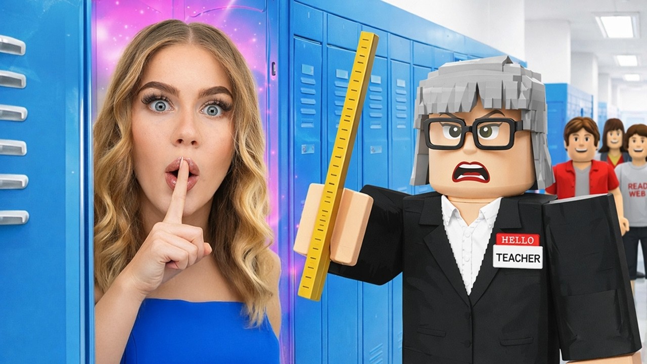 Я опоздала в ШКОЛУ в Roblox...