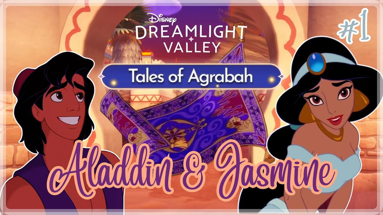 COMMENT DÉBLOQUER JASMINE & ALADDIN ? 🐒🧞‍♂️ Tapis Volant ? | #1 | Disney Dreamlight Valley
