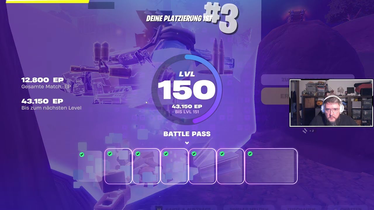 Fortnite | BATTLE ROYALE | SOLO | Platz 3 | 19.01.2026 | 4