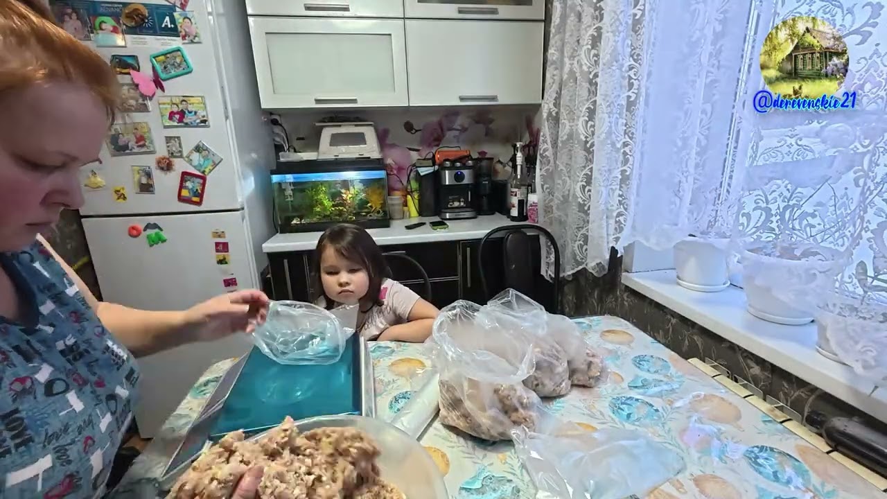 Сено, снег и пирог. От сугробов к пирогам 