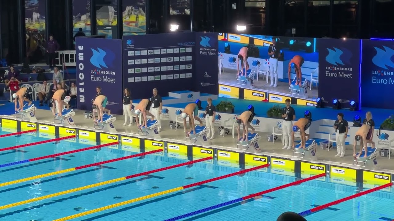 Le Clos, Stewart, Kesil, Verhoeven | 100 Fly A-Final | Euro Meet 2023