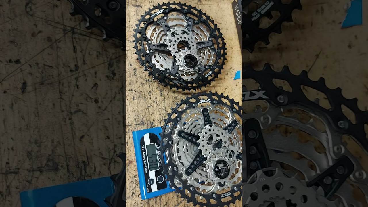 💣Cassette XT vs SLX weigh difference. 💣 Shimano Deore