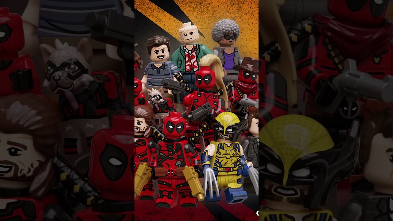 (Custom) Lego Deadpool and Wolverine set #lego #deadpool #marvel #deadpoolandwolverinemovie