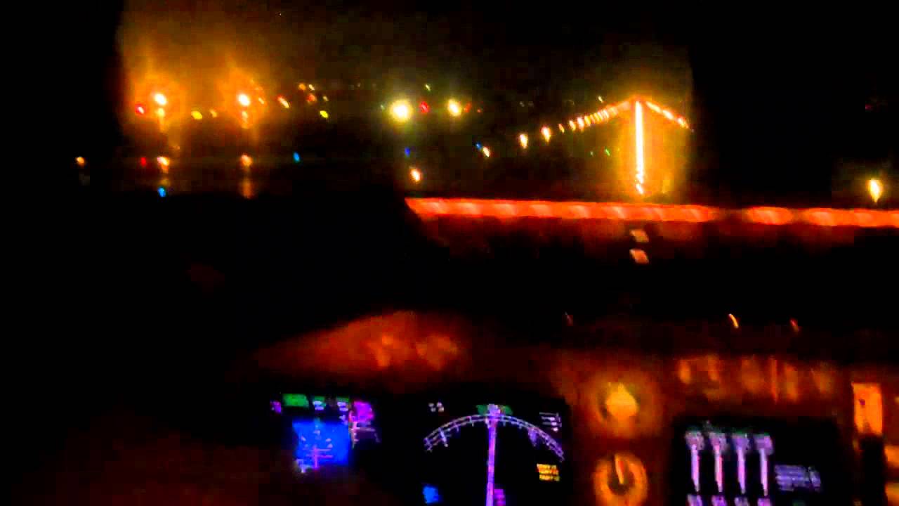 Cockpit Lufthansa LH507 Sao Paulo-Frankfurt TAKEOFF Boeing 747-400