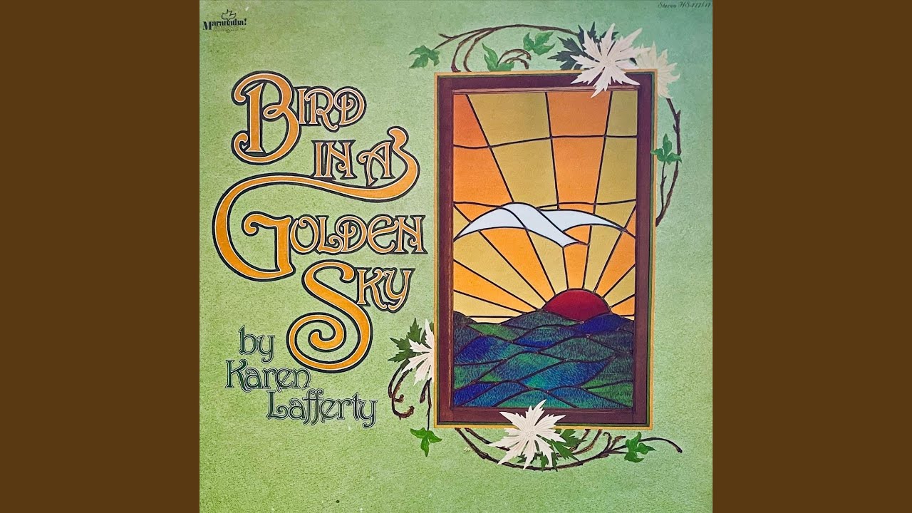 Bird in a Golden Sky