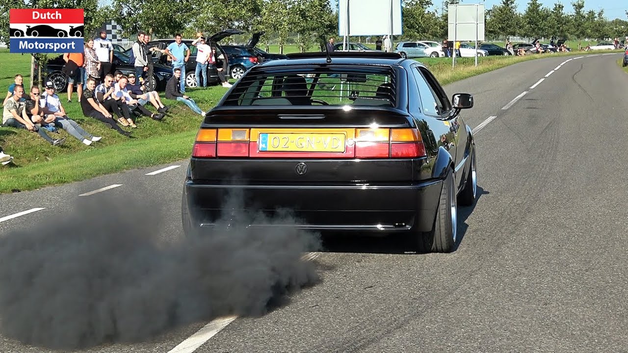 600Nm Volkswagen Corrado 'Rolling Coal' 1.9 TDI - Smokey Revs & Accelerations!