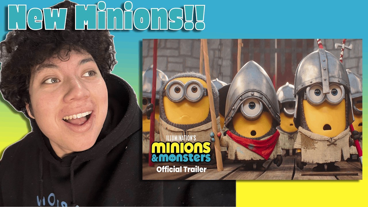 Reacting To The NEW Minions & Monsters Trailer!