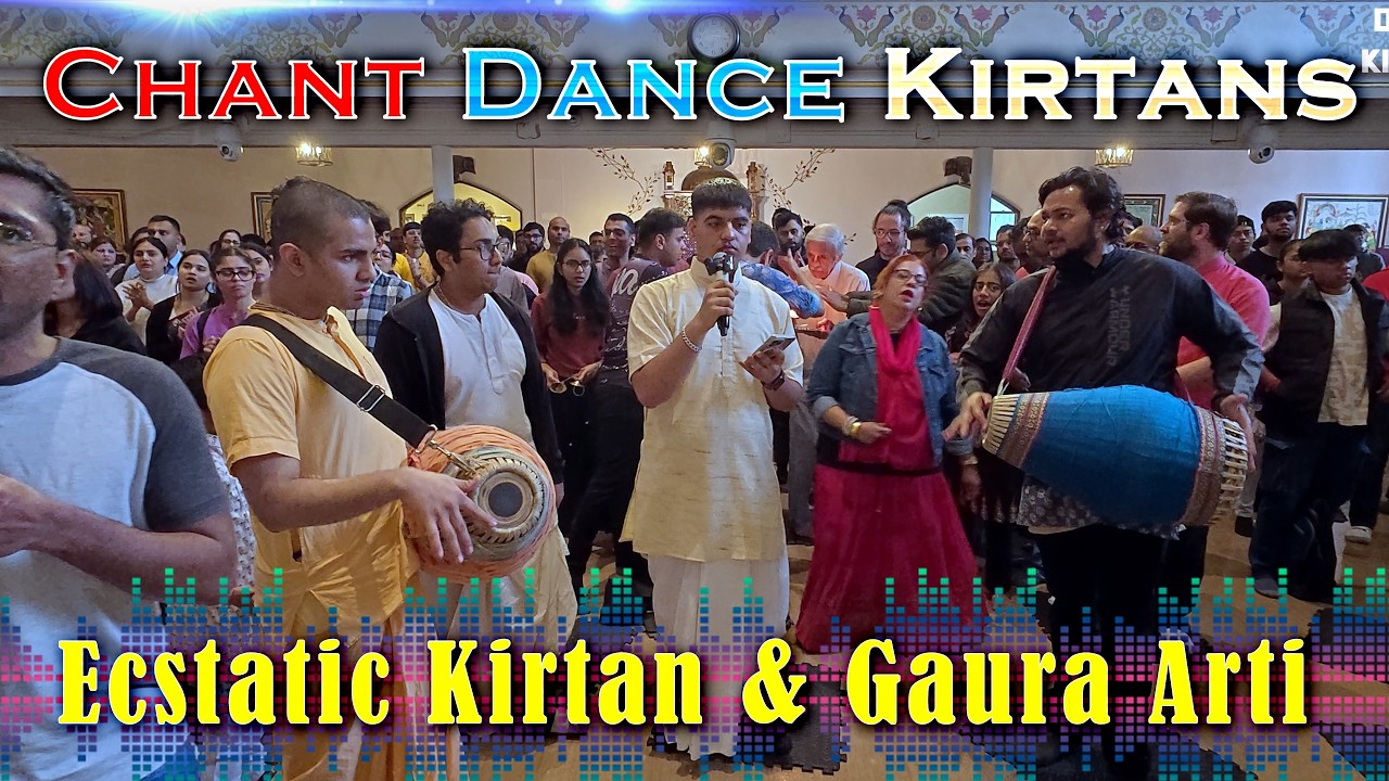 Beautiful Hare Krishna Kirtan  ISKCON TORONTO Sunday Feast - Bhakta Himanshu