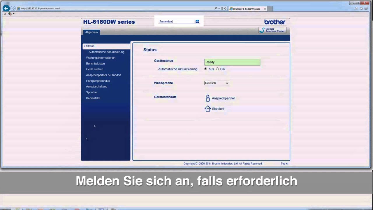 Protocol Control - German