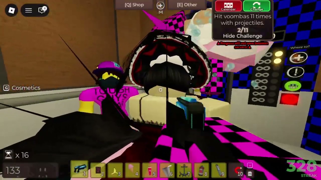 Regretevator floor streak 325-350