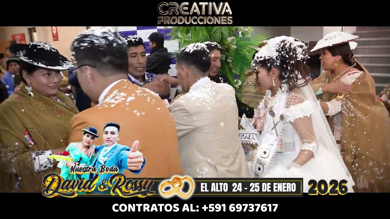 Eclisma en Vivo | Enlace Matrimonial David & Rossy 2026 | CreativaProducciones