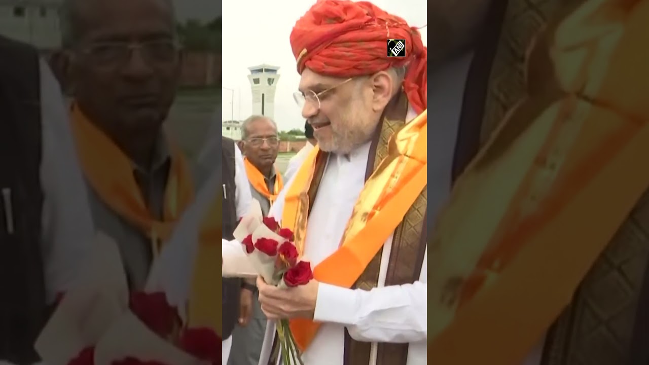 Rajasthan: Amit Shah arrives in Udaipur, to hold public rally