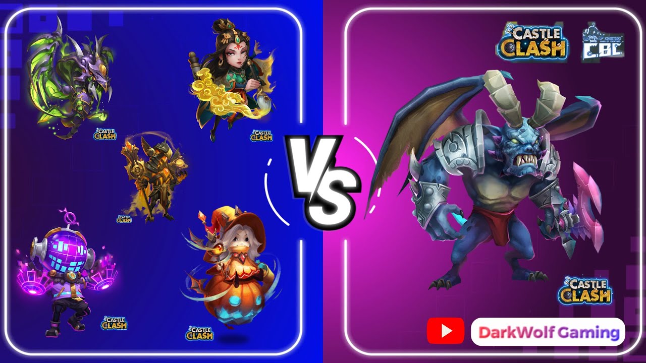 Castle Clash✨Guild Boss Lv.(29) Team✨