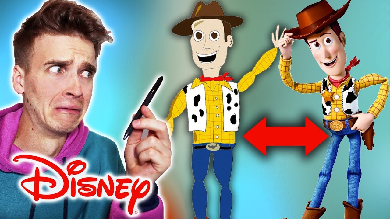 Drawing DISNEY Characters From Memory
