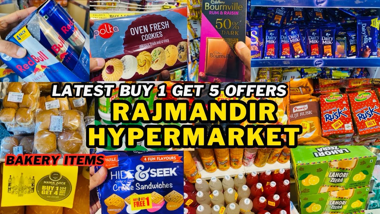 Cheapest grocery items | Buy 1 get 5 Free on all grocery products 😍| Rajmandir Hypermarket