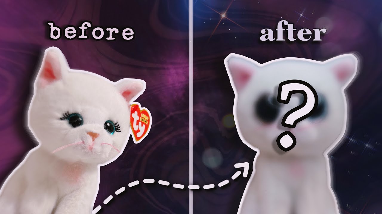 I tried FIXING a BAD Beanie Boo design (experiment)