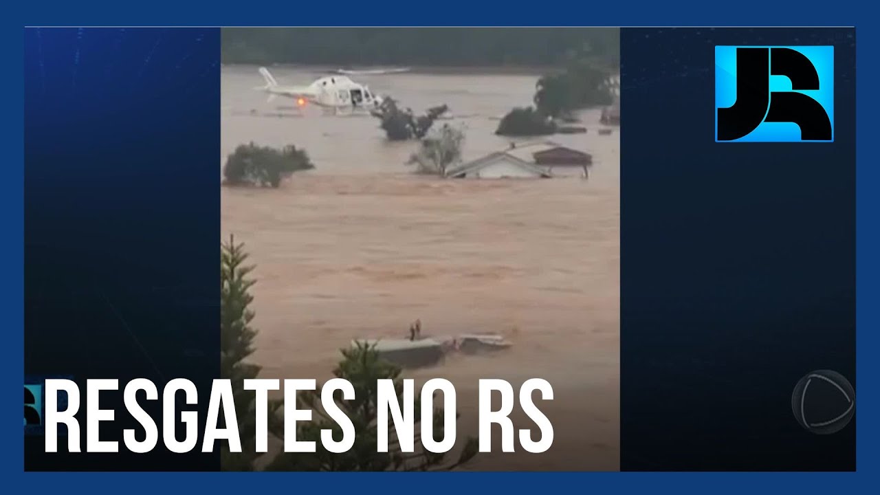 Corpo de Bombeiros do RS já resgatou mais de 3 mil pessoas de enchentes e enxurradas