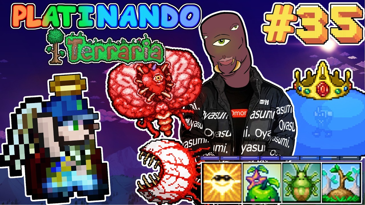 Os Primeiros Bosses LENDÁRIOS💀!! | Platinando Terraria #35