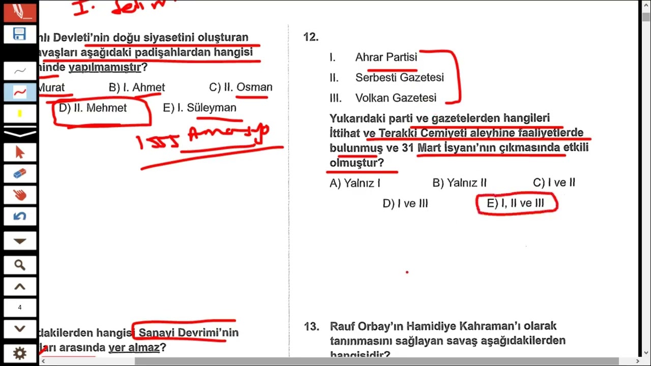 KPSS 2026 SINAV TADINDA TARİH DENEMESİ -2- #kpss2026 #kpsstarih #kpsstarihdeneme
