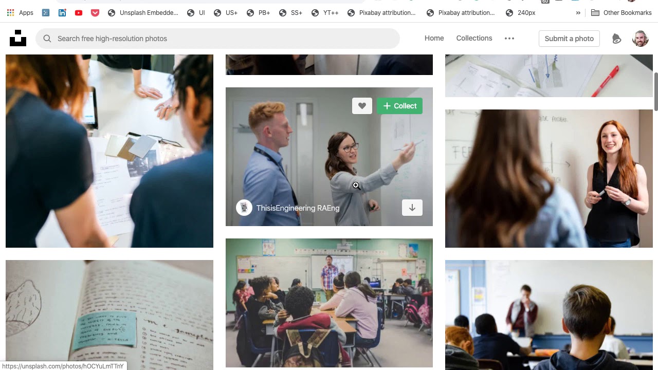 Unsplash embedder and attribution maker
