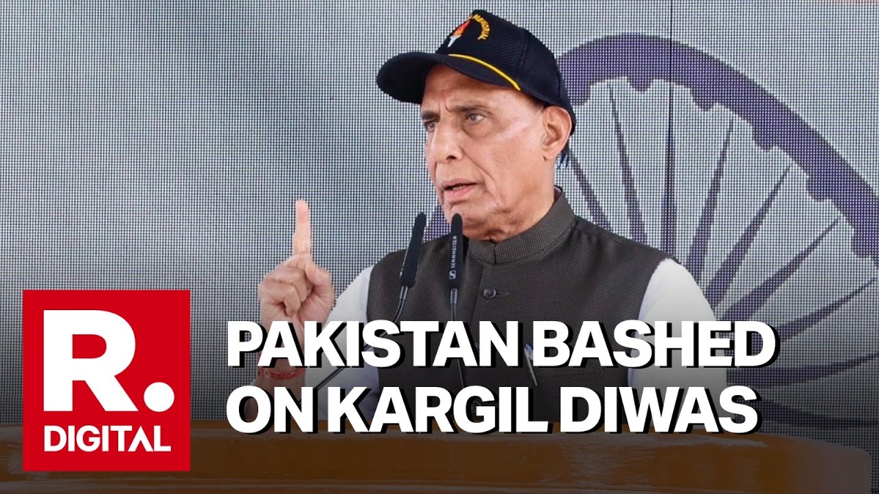 Defence Minister Rajnath Singh Warns Pakistan On Kargil Vijay Diwas And Makes Stark Comparisons
