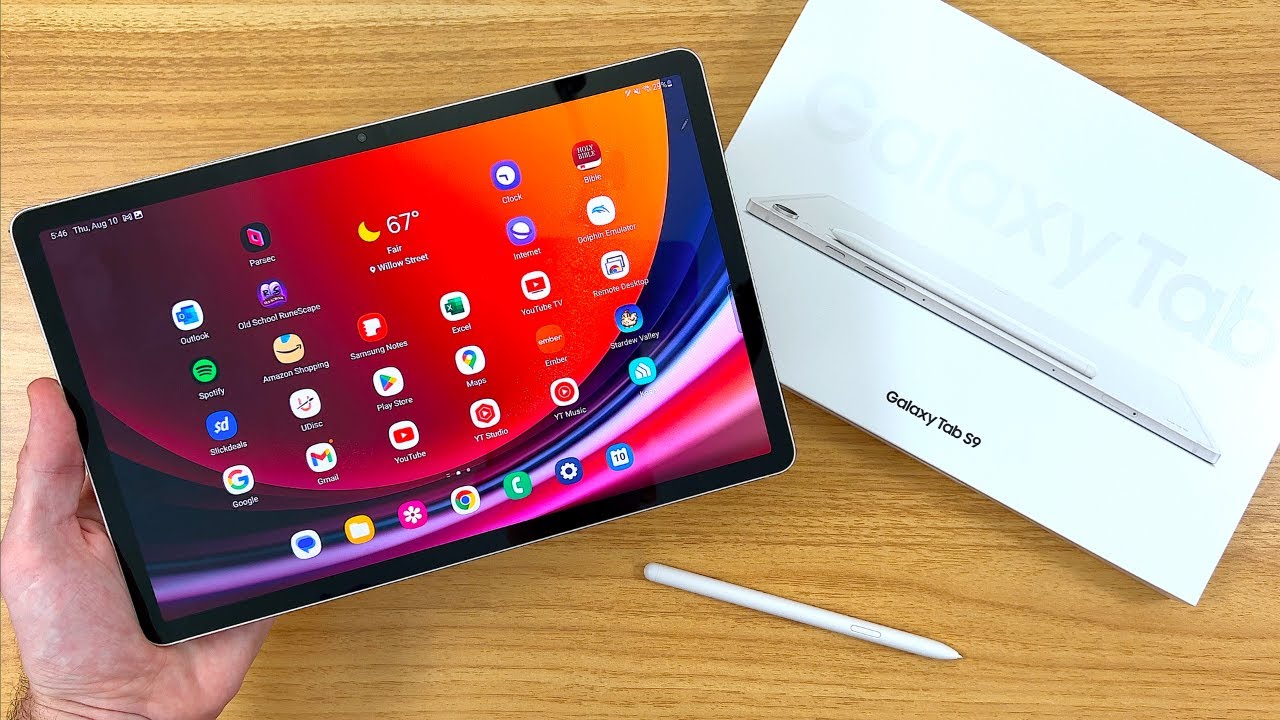 Распаковка Samsung Galaxy Tab S9 и первые впечатления!