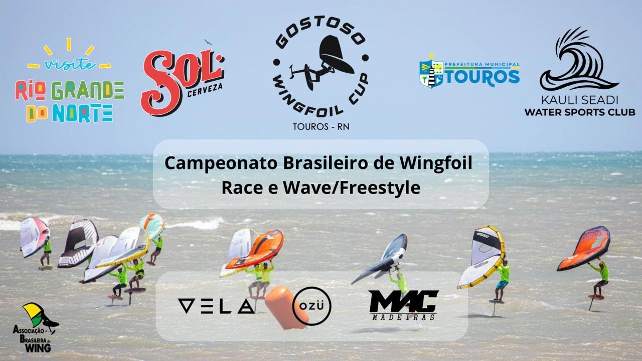 GOSTOSO WINGFOIL CUP - Campeonato Brasileiro de Wingfoil Race e Wave/Freestyle.