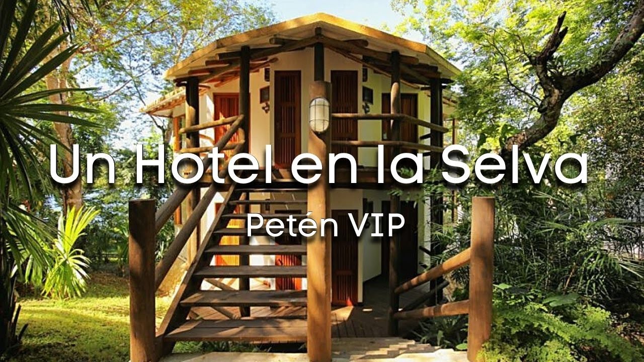 ¡ESTE HOTEL VIP está OCULTO en la SELVA! 🌿🐒🐊🍷🌿 | Petén VIP
