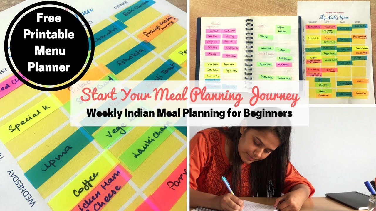 Weekly Indian Meal Plan | Start Your Meal Planning Journey | Indian Meal Prep For the Week | Saloni