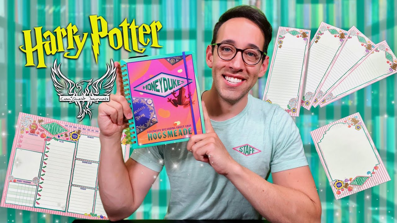 BRAND NEW Honeydukes Themed Harry Potter Planners, Stationary, and More! | ConQuest Journals