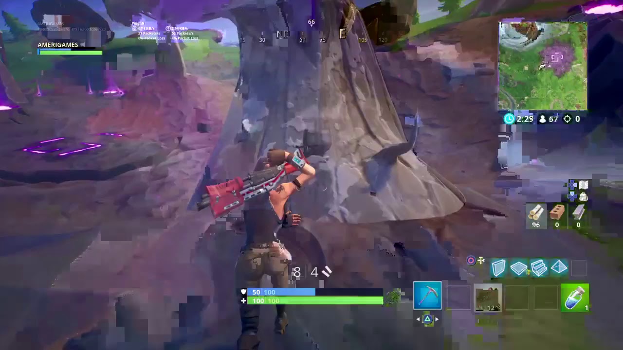 AMERIGAMES's Live PS4 Broadcast Fortnite Solo Dolo 75+ Wins