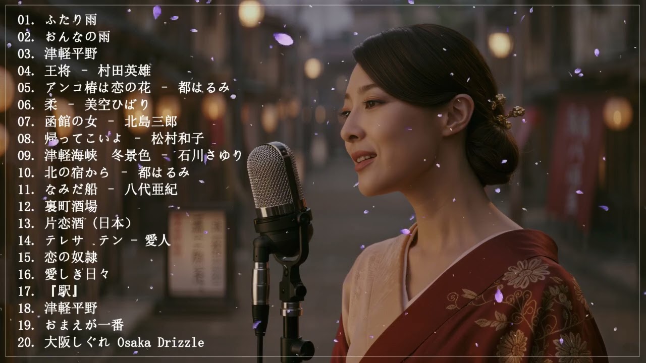日本演歌 の名曲 メドレー💖🥰🔊 古き良き演歌が奏でる、心の奥の懐かしい恋